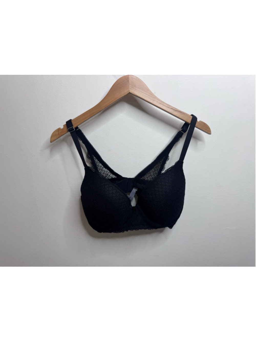 Women's Aerie Everyday Plunge Bra Black Size 36D